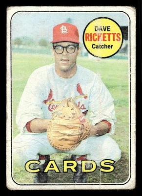 1969 Topps #232 Dave Ricketts - Image 1 of 2