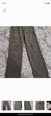 Pantalones Médicos Scrubstar Para Mujer Negros Con Bolsillos Talla XS Foto 1 de 4