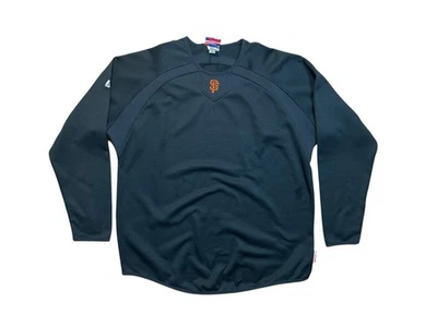 Majestic MLB  San Francisco Giants Black Pullover  Sweater Men’s Size XL - Image 1 of 4
