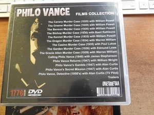 THE PHILO VANCE LOST FILMS COLLECTION - 7 DVD-R - 13 MOVIES & TV PILOT - Bild 1 von 2