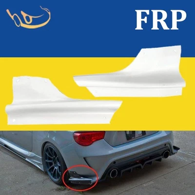 Divisor de parachoques trasero difusor espatas para Toyota GT86 Scion FR-S Subaru BRZ 13-21 Foto 1 de 4