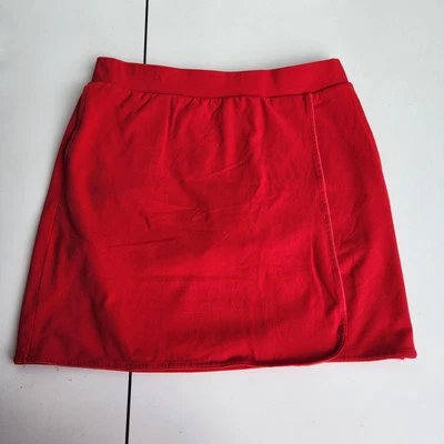 Jersey de algodón rojo T BY TALBOTS para mujer tejido forrado imitación envoltura tirador talla M Foto 1 de 4