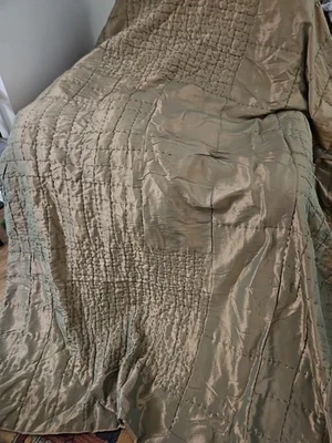 Edredón ligero Queen King marrón Foto 1 de 4