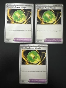 3x Cynthias Powergewicht 162/182 x3 Uncommon Pokemon SV10 Destined Rivals M/NM - Bild 1 von 1