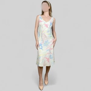 Escada Sport Women’s Floral Pattern Linen A-Line Dress – Size 36DE / 10UK / 6US - Picture 1 of 17