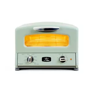 HeatMate Arbeitsplatte Toaster Backofen mit Graphit-Technologie & Zubehör, oliv - Bild 1 von 5