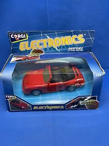Vintage New Corgi Electronics Red Porsche 911 - Picture 1 of 5