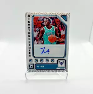 JT Thor Autograph - 2023-24 Donruss Optic Signature Series Insert #95 - Hornets - Bild 1 von 2
