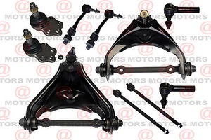 00-04 Dodge Dakota Durango RWD Upper Control Arms W Ball Tie Rods Sway Bar Links - Picture 1 of 4