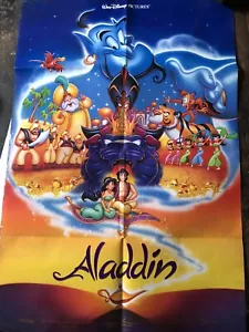 Aladdin (1992) Original Movie Poster Folded 27x41 - Picture 1 of 1