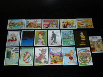 LOT DE 18 IMAGESS ASTERIX PANINI CARTES CARREFOUR STICKERS 60 ANS D'AVENTURE - Photo 1/4
