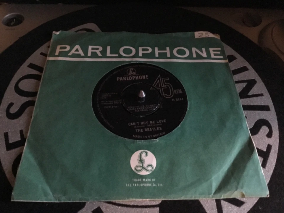 The Beatles Can’t Buy Me Love 1st Orig UK 19674 1st PRESSING VINYL 45 EX - Image 1 of 4