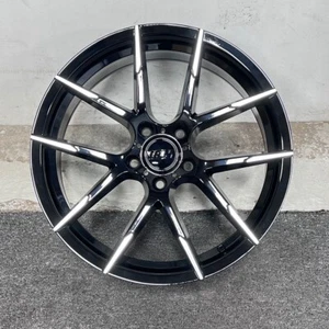 18" IPW 1504 STYLE BLACK MACHINE WHEELS RIMS FITS TOYOTA CAMRY AVALON HIGHLANDER - Picture 1 of 1