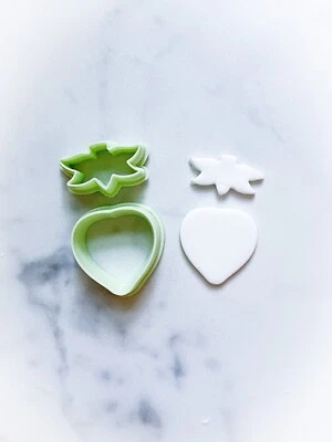 Strawberry Set Polymer Clay Cutter | Cookie cutters | Earrings | Fondant - Image 1 of 4