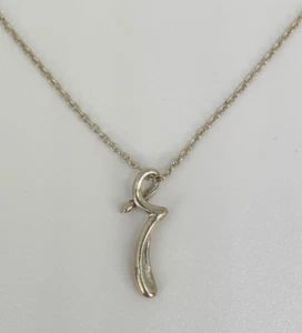 COLLAR COLGANTE TIFFANY & CO plata esterlina ELSA PERETTI inicial letra R ** - Imagen 1 de 8