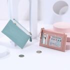 ID Card PU Leather Thin Case Bag Slim Card Holder Coin Pouch Business Wallet-