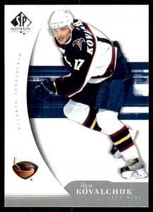 2005-06 SP Authentic Ilya Kovalchuk Atlanta Thrashers #5