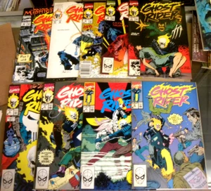 Marvel 1990 9 numeri GHOST RIDER 2 3 4 6 7 8 9 21 28 - Foto 1 di 14