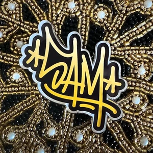 Name Magnet: SAM | für Kühlschrank, Schließfach oder Büro | Graffiti | Kalligraphie - Bild 1 von 6