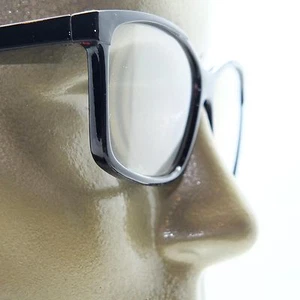 Reading Glasses Simple Large Square Frame Office Smart Glossy Black +2.75 Lens - Imagen 1 de 4