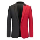 Fashion Forward Mens Slim Fit Office Jacket Wedding Party Formal Business Suit