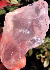 190.0g TOP!!! Natural Gemstone Rose Quartz Ice Transparent Collectables ie1966 - Imagen 1 de 12