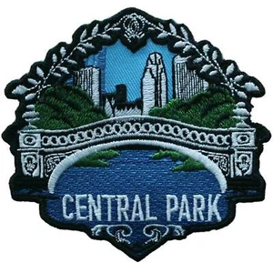 Central Park New York Patch Travel Souvenir Tourist Embroidered Iron On - Picture 1 of 2