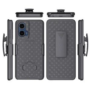 For Motorola G Stylus 5G 2024/G Power 5G 2024 Belt Clip Phone Case with Holster - Picture 1 of 6