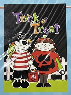 Truco o trato lluvia o brillo arte al aire libre bandera de porche grande 28"x40" NUEVO sellado MSI Foto 1 de 4