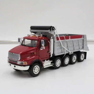 Tonkin Replicas Sterling Dump Truck 1:53 pressofuso rosso cabina corpo argento ZZ3541 - Foto 1 di 6