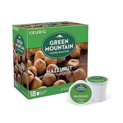 Green Mountain Hazelnut Coffee 18 to 144 Count Keurig K cups Pick Any Quantity - Image 1 of 3