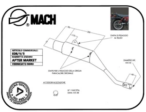 Endschalldämpfer MACH HONDA XL 500 R PD02, 1982/1994 - Bild 1 von 1