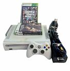 Microsoft Xbox 360 Fat Bundle White Console 3 Games Ready To Play