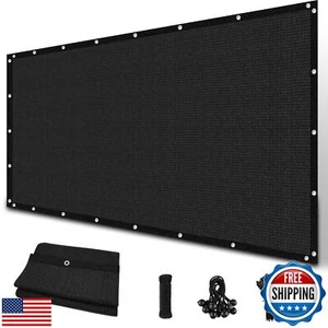 Amagenix 90% Shade Fabric Sun Shade Cloth with Grommets, 8' x 12' Pergola Rep - Picture 1 of 5