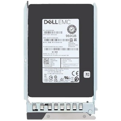5V73V 05V73V Dell EMC 960GB 6Gbps SATA MU TLC 512e 2.5'' SSD 14/15/16G KIT - Image 1 of 4