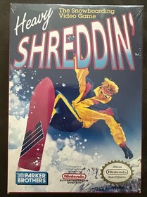 Heavy Shreddin' New Nintendo NES Factory Sealed  Snowboarding