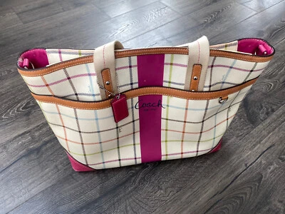 COACH F14792 Leather Diaper Bag - Image 1 of 4