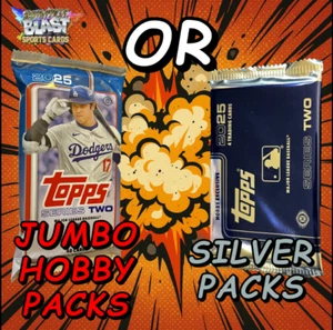 2025 Topps Series 2 Jumbo Hobby Packs ODER Exclusive Silver Packs! (BITTE LESEN) - Bild 1 von 6