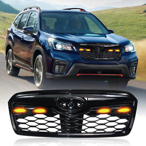 Front Grill for 19-21 Subaru Forester Honeycomb Style w/Camera Option