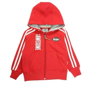 Hooded Jacket Garçon. Lee Cooper. Color Rouge. Gift for Child Of 4 To 14 - Picture 1 of 7