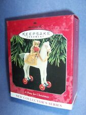 1998 Hallmark Keepsake Ornaments- Pony for Christmas, 1st in Series