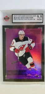 Nico Hischier 2017-18 Precious Metal Gem PURPLE Rookie Hockey Card #164/199 9.5! - Picture 1 of 2