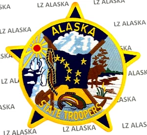 ALASKA STATE TROOPERS 5 ZOLL SCHULTERÄRMELAUFNÄHER (PD11) - Bild 1 von 3