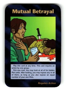 Mutual Betrayal Card Limited INWO Illuminati New World Order Game - Picture 1 of 4
