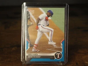 Adolis Garcia 2021 MLB TOPPS NOW Card 807 RC Rookie 30 HR Blue Parallel 32/49 - Picture 1 of 2