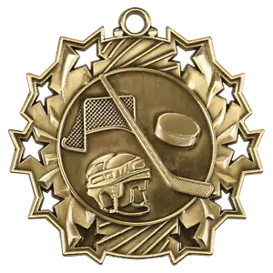 Eishockey Medaille Medaillon mit 3D Akzent Team Sport Auszeichnungen für 1. 2. 3. Platz - Bild 1 von 4