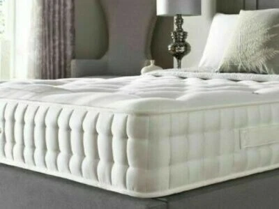 LUXURY ORTHOPAEDIC POCKET 4000 SPRUNG MATTRESS 3FT 4FT6 5FT KING SIZE - Image 1 of 4