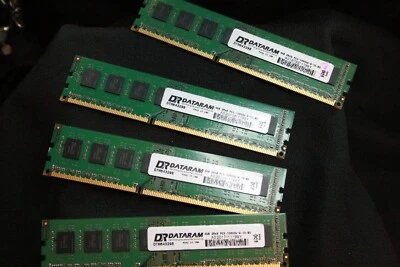 USED - Dataram   PC3-10600U-9-10-B0 -8gb total - Image 1 of 3