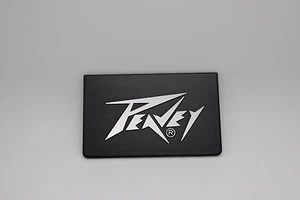 Als Ersatz PEAVEY rechteckiges Aluminium Logo Emblem Abzeichen 86 mm x 54 mm - Bild 1 von 2