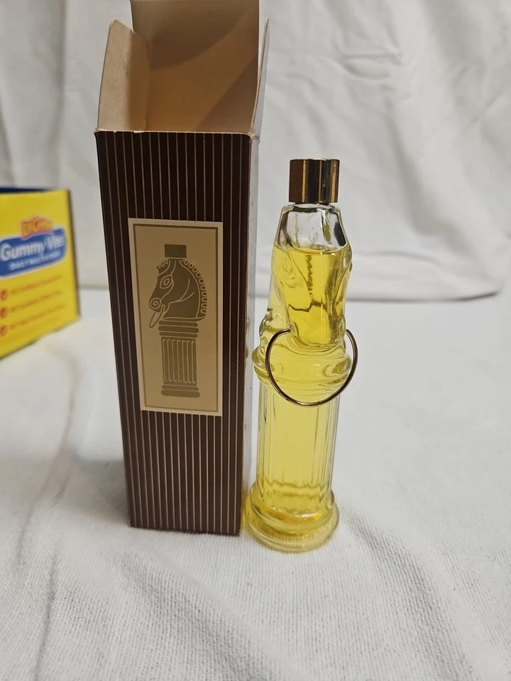 Botella para después del afeitado Avon Pony Post Decanter ÖLAND de colección con caja 1,5 fl oz Foto 1 de 2